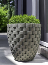 Campania M Weave Round Planter